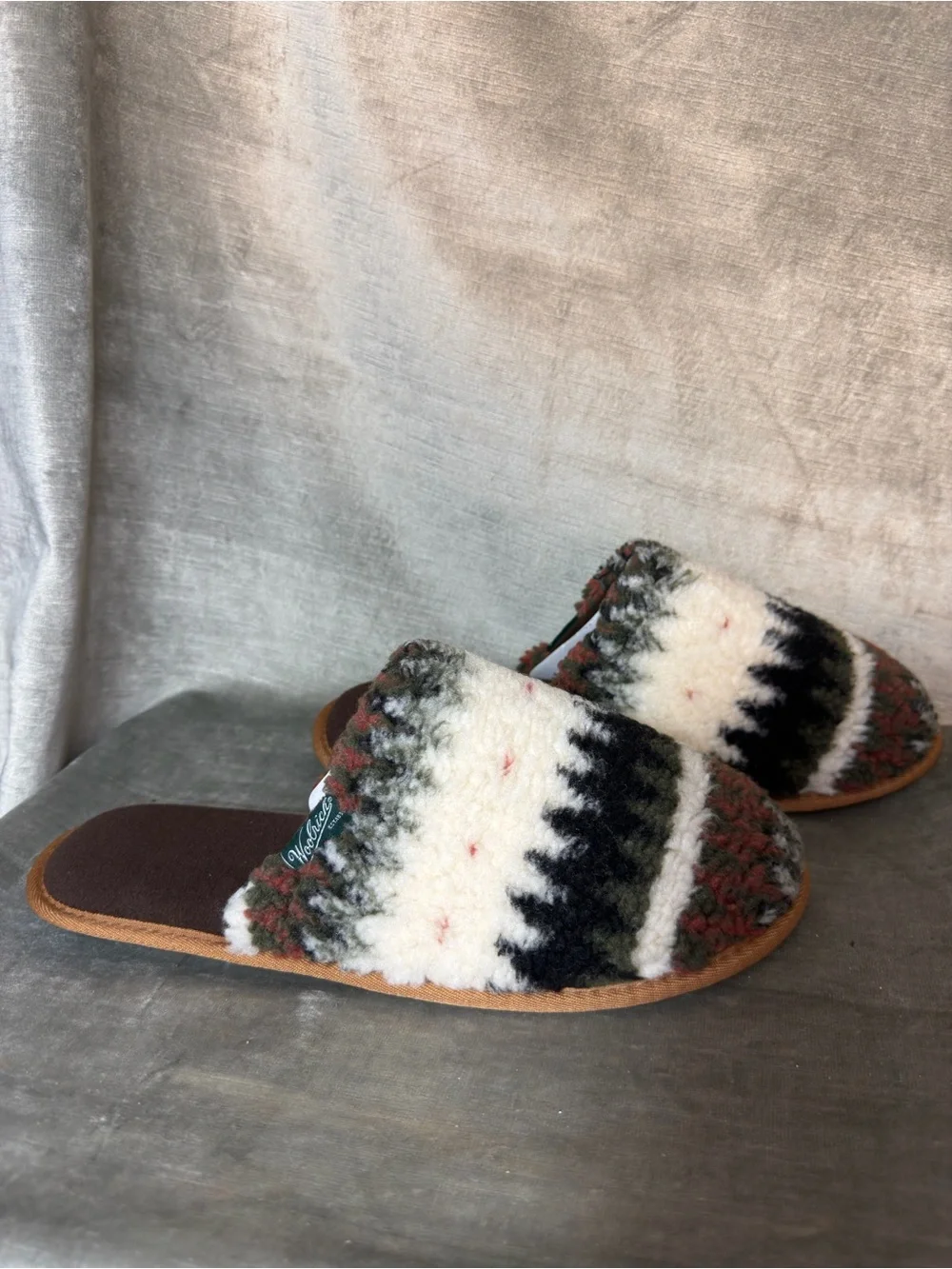 Woolrich Mountain Ridge Scuff Men's Slippers. Size 10 NIB